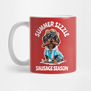 Summer Sizzle Sausage Season - Dachshund - BBQ Mug